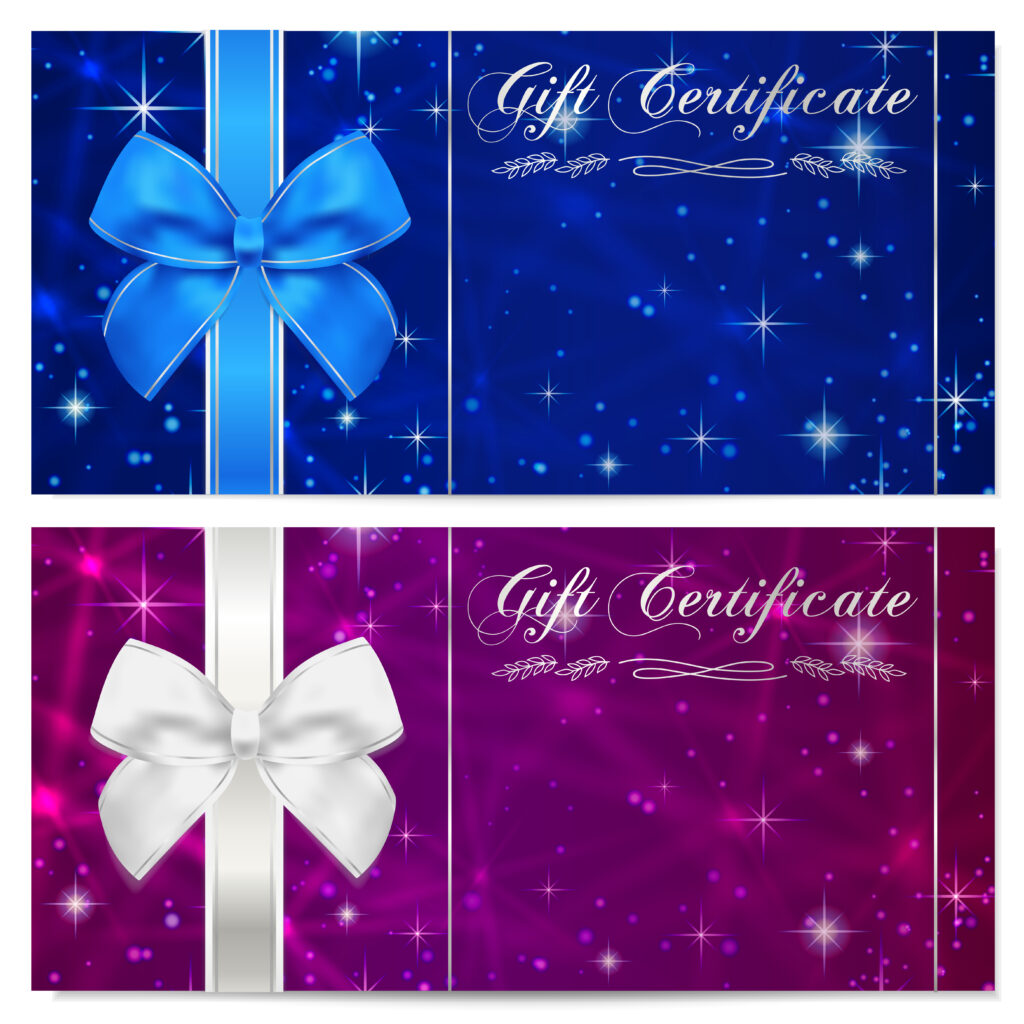 GIFT CERTIFICATES ARE AVAILABLE - CLEVELAND, OHIO