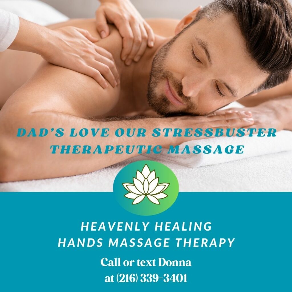 Dads Love Our Stressbuster Therapeutic Massage!